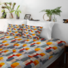 Microfiber Printed Double Bedsheet Set – 94x86 inch with 2 Pillow Covers – Gray | RADHAMADHAB'S CREATION - Image 5