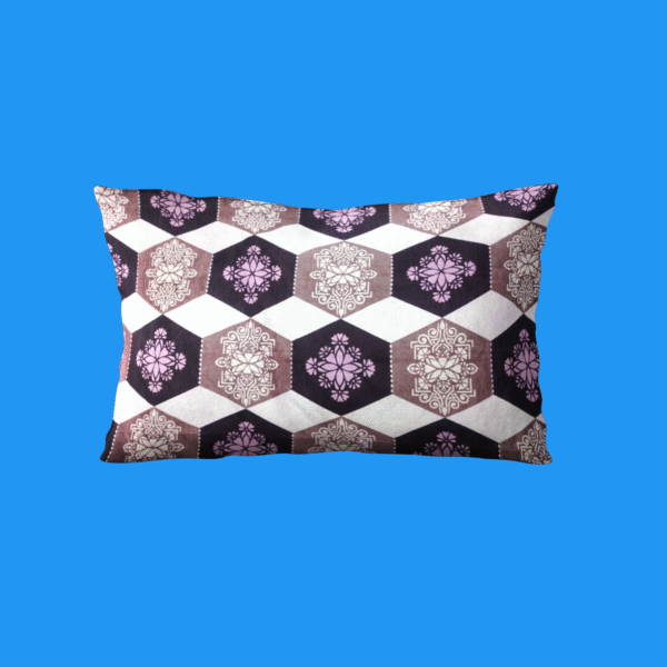 Microfiber Printed Pillow Cover Set – 4 Pieces – 18x25 inch – White | RADHAMADHAB'S CREATION - Image 3