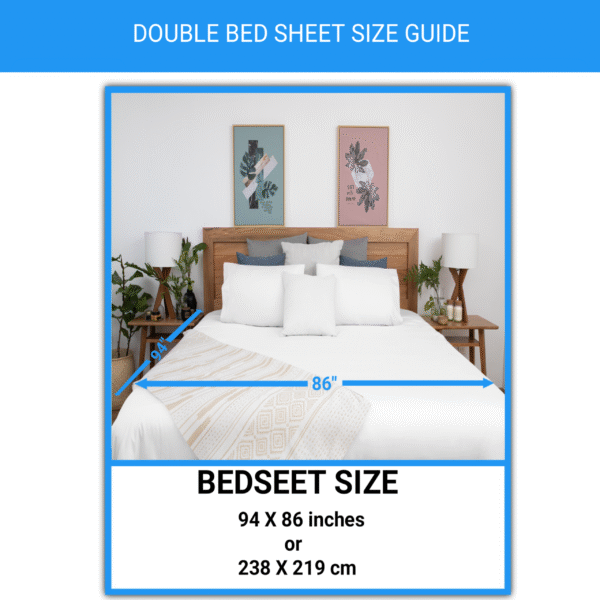 Cotton Printed Bombay Dyeing Double Bedsheet Set – RED Color | RADHAMADHAB'S CREATION - Image 5