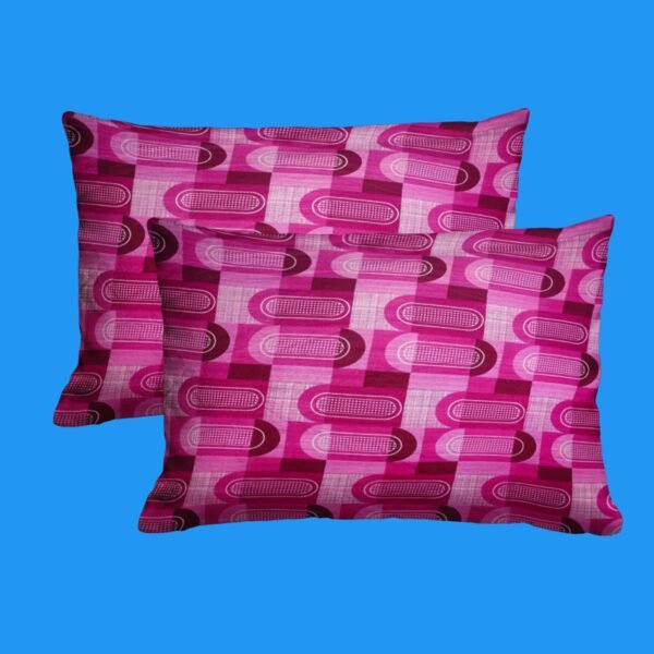 Cotton Printed Bombay Dyeing Double Bedsheet Set – RANI Color | RADHAMADHAB'S CREATION - Image 5
