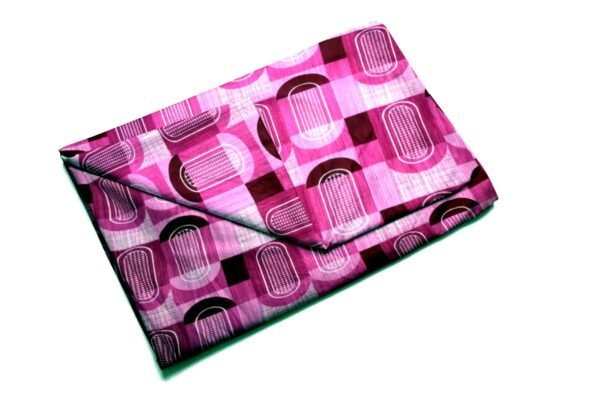 Cotton Printed Bombay Dyeing Double Bedsheet Set – RANI Color | RADHAMADHAB'S CREATION - Image 3