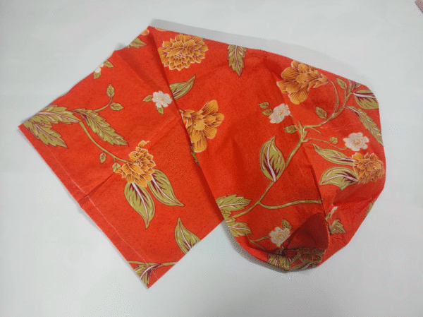 Cotton Printed Bombay Dyeing Double Bedsheet Set – Orange Color | RADHAMADHAB'S CREATION - Image 5